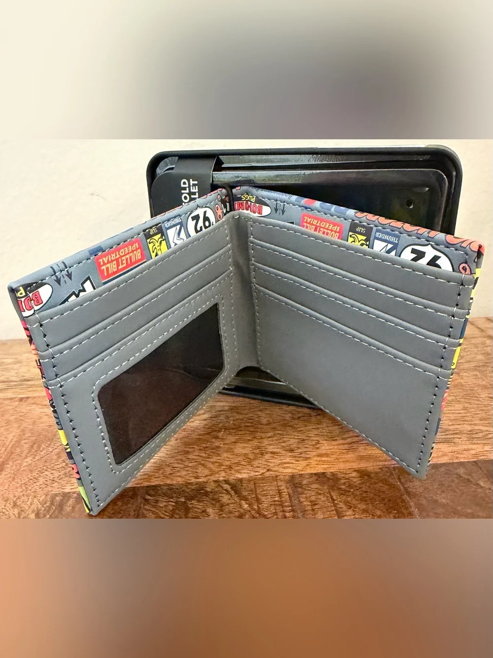 Nintendo Mario Kart Multi-Color Bi-Fold Wallet NWT